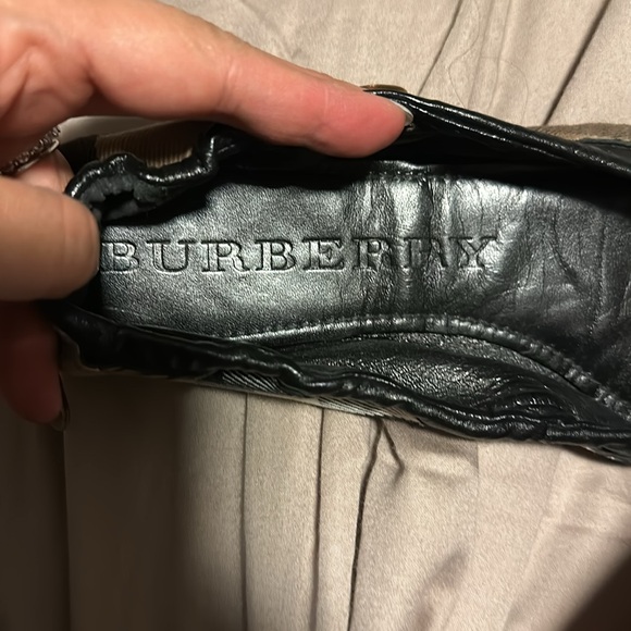 Burberry Nova Check triple buckle scrunch ballet flats - Picture 3 of 8